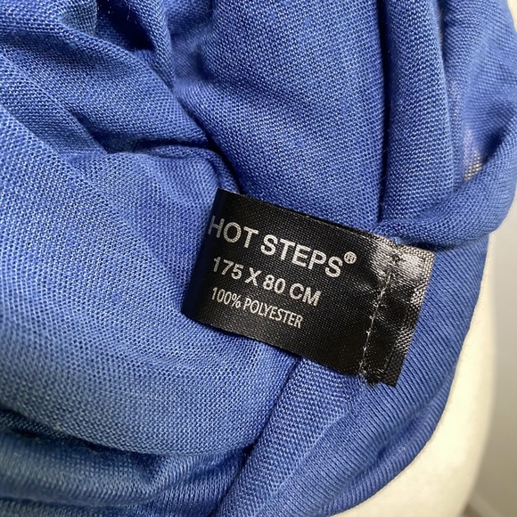 ✨FINAL STOCK✨Blue Foulard Scarf - Picture 4 of 6